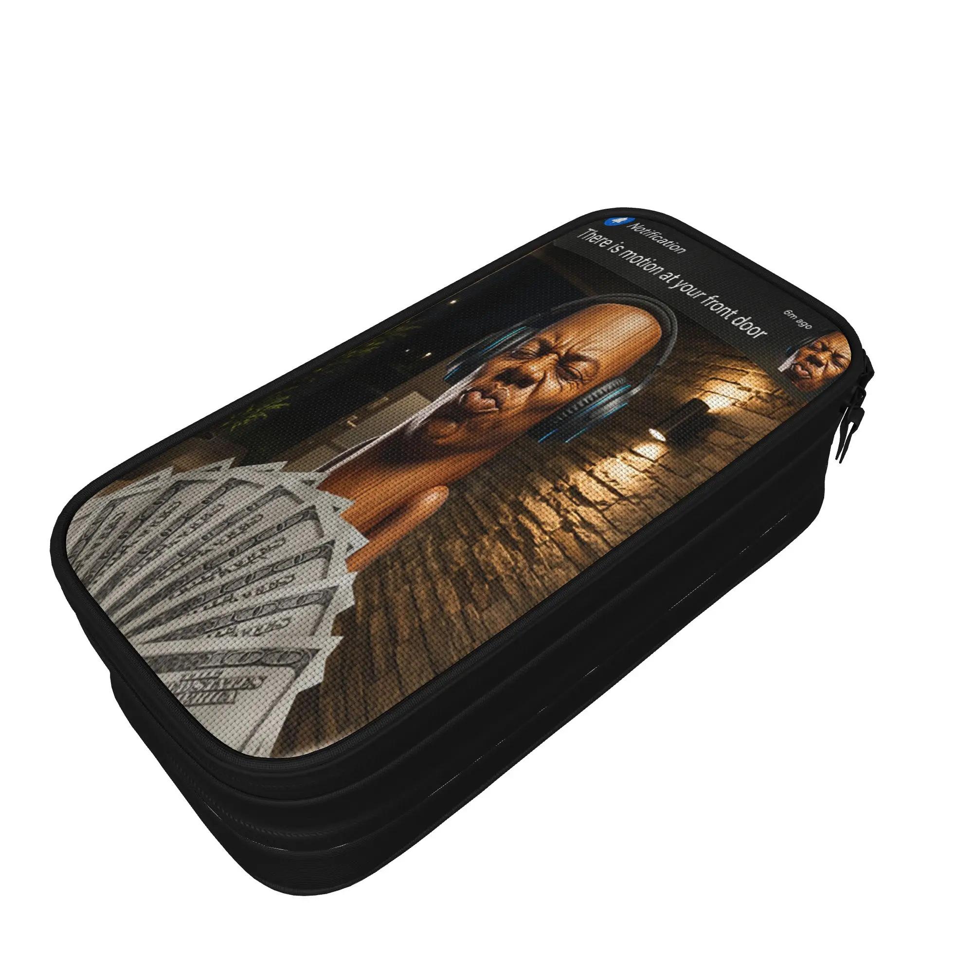 Tung Tung There is Motion At Your Front Door Tung Sahur Meme Pencil Case School Pencil Cases Pencil Pouch School Supplies
