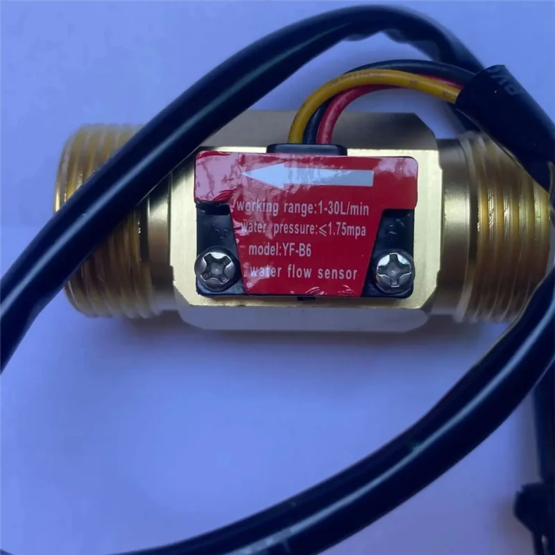 

A19F-YF-B6 DN20 G3/4Inch Water Flow Sensor Switch DC5-18V 1-30L/Min Flow Meter For Industrial Control Liquid Circulating Replace