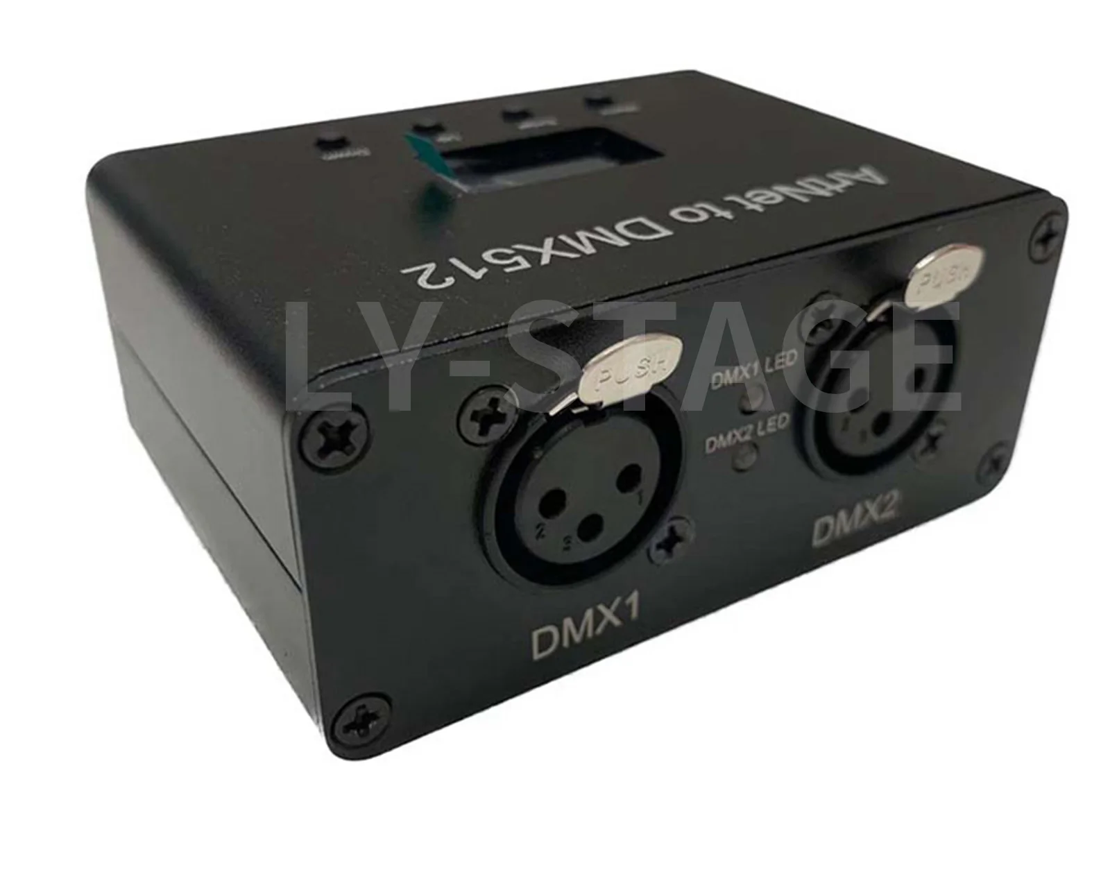 ArtNet DMX 512 interfaccia Controller di illuminazione Ethernet 2 Universe 1024CH LONGYING