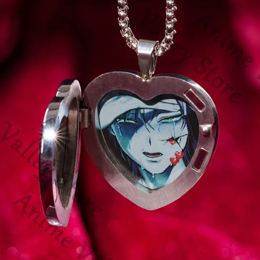 Echte Anime Alien Stage Ivan Till Luka MiZi Sua Hyuna Cosplay Love Frame Metalen hanger sleutelhanger Cartoon sleutelhanger Versier cadeau - afbeelding 2