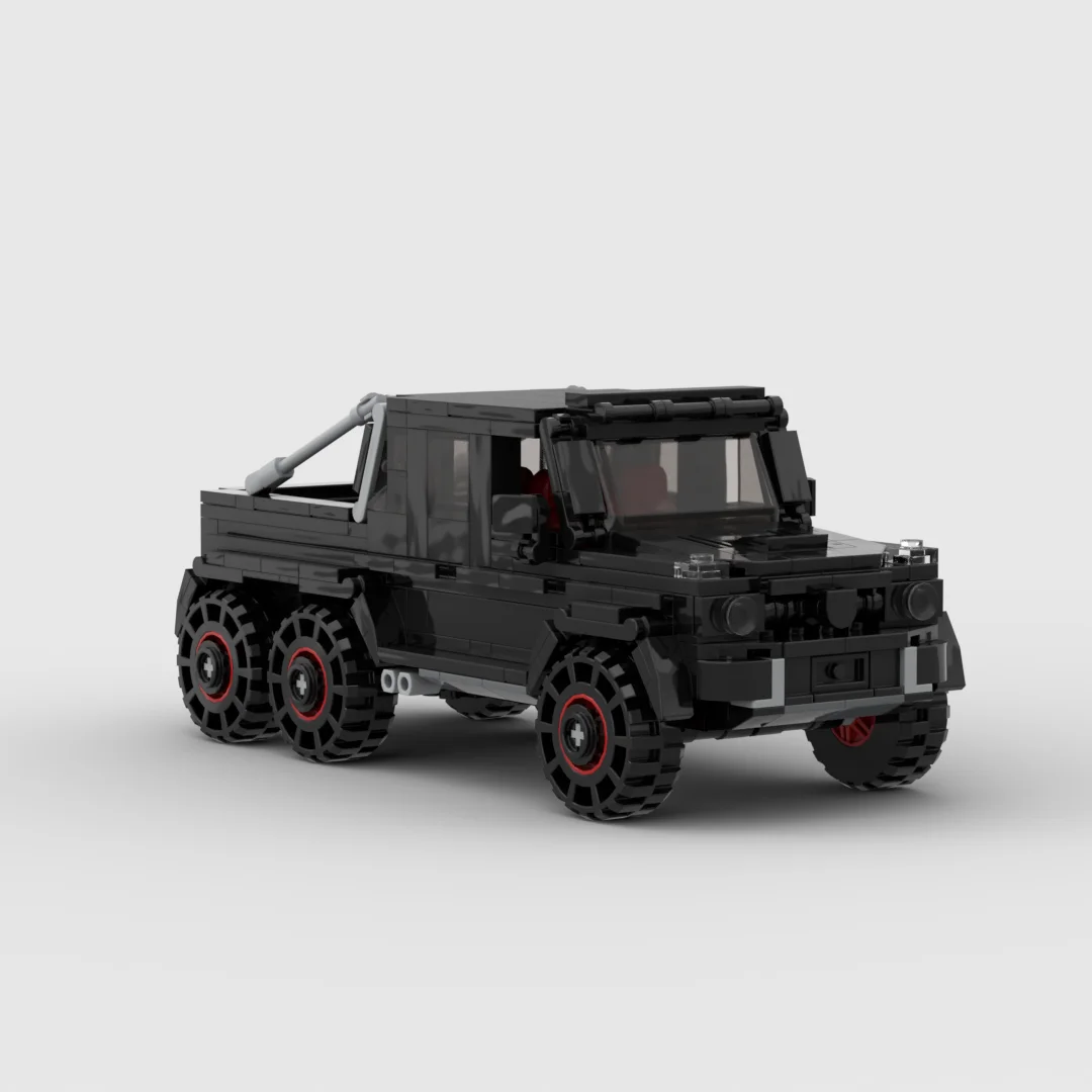 Hot Bens G63 6X6 Wheels Vehicle Racer Building Blocks Brick Racing Super Technique Car Creative Garage DIY Toys