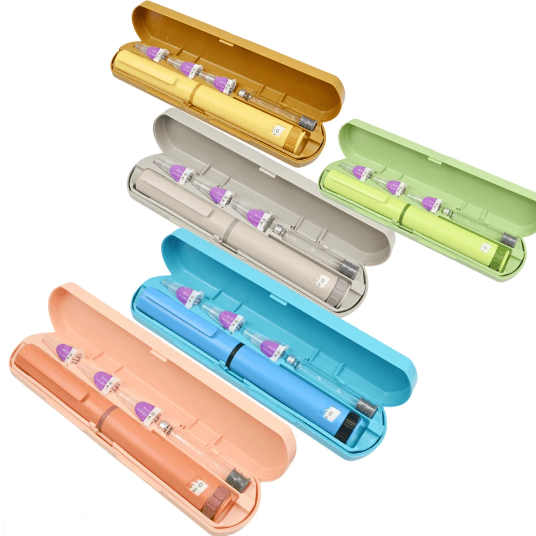 Good Review Plastic 3ml Colorful Reusable Insulin Syringe Set Peptide Pen 60U Injection Pen With 31G