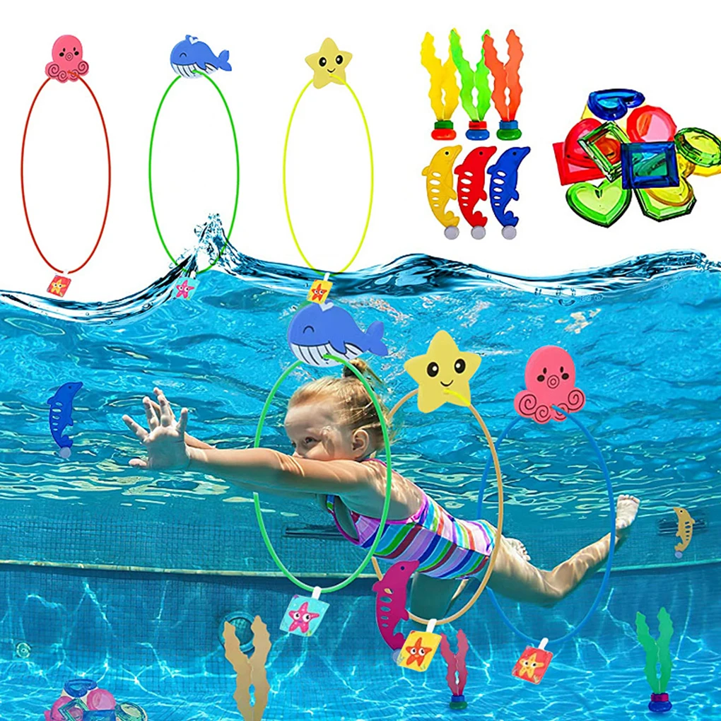 مجموعة ألعاب لعبة الغوص الممتعة للأطفال - تجربة تحت الماء غير سامة لحمام السباحة ABS رمي وجلب متنوعة 94 94 #2
