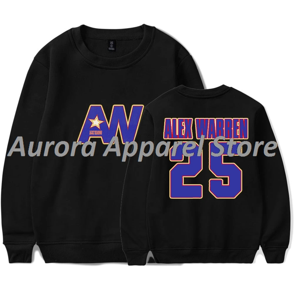 أليكس وارن 25 شعار Crewneck بلوزات سوف تكون بخير جولة ميرش تأثيري النساء الرجال طويلة الأكمام المحملة