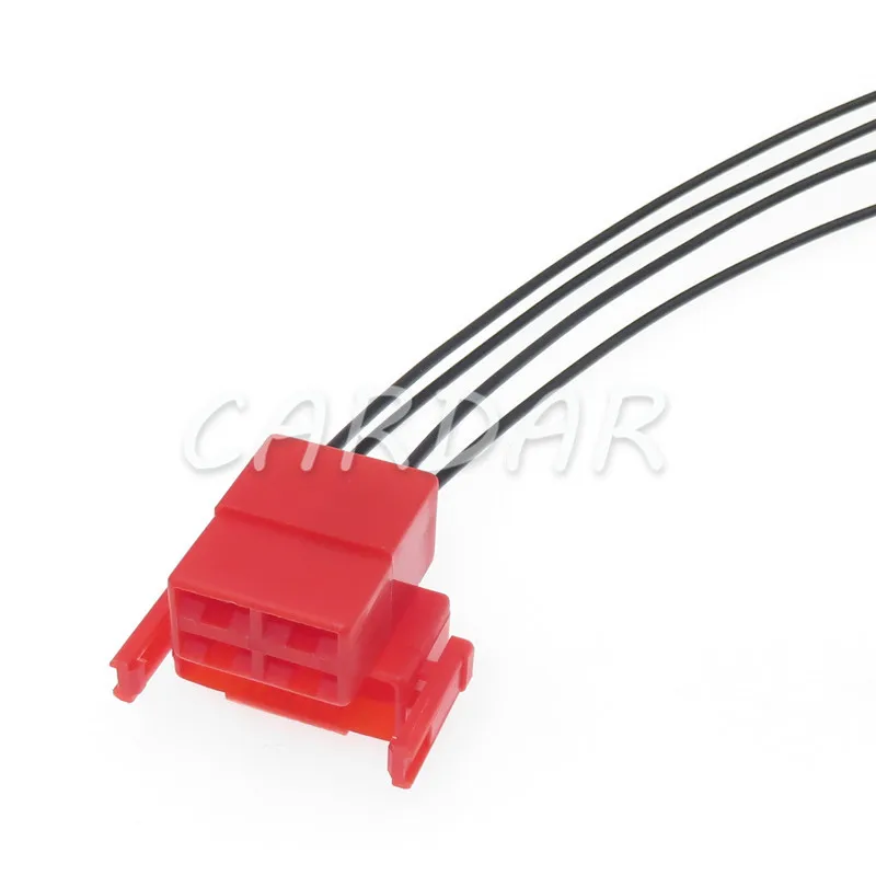 Conector de arnés de 4 pines para motocicleta, conector eléctrico automotriz, 1 Juego