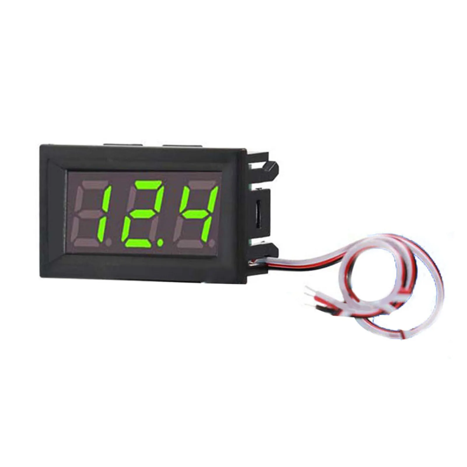 1pc DC 0-30V Digitals Voltmeter Ammeter 3 Wire LED Display Volt Meter Gauge Reverses Connections Protection Measurement Tools