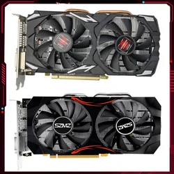 Karta gry wideo RX580 1/2/4/8GB karta graficzna pci-e X16 DDR3 HD + VGA + DVI placa de Video GPU