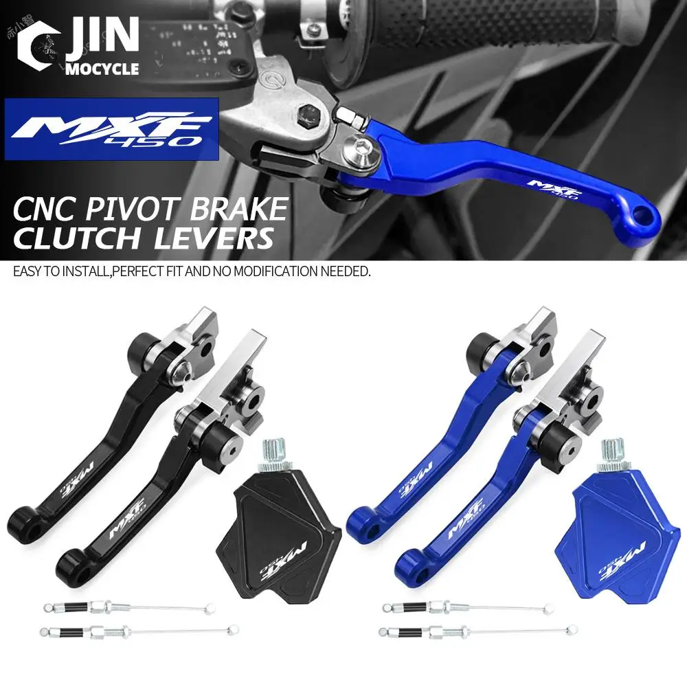 

Motorcross Dirt Bike Handlebar Brake Clutch Levers Stunt Clutch Pull Cable Lever Replacement Easy System For TM MXF450 2019 2020