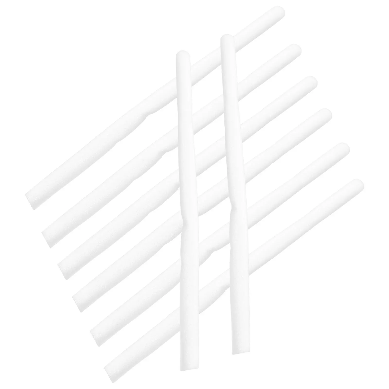 8 Pezzi di Pali di Ricambio per Box per Bambini, Tubi di Supporto in Metallo Rivestiti in Spugna da 64,4 cm per Ringhiere di Sicurezza e Aree Gioco Interne