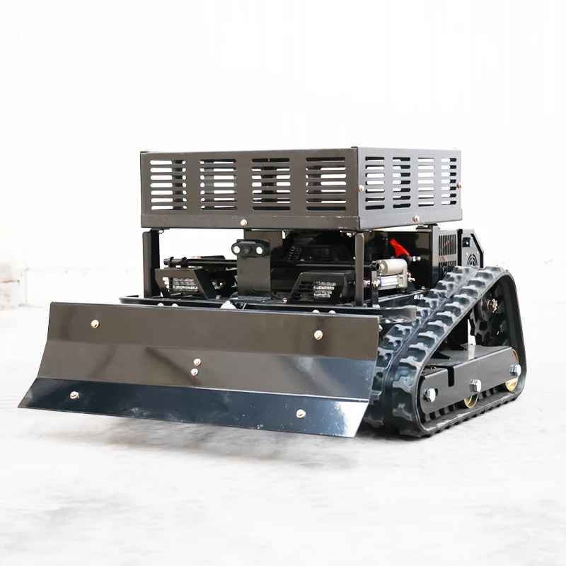 Customized 2025  Engine Remote Controlled Lawnmower Snow Shovel Attachment English Version Lawn Mower