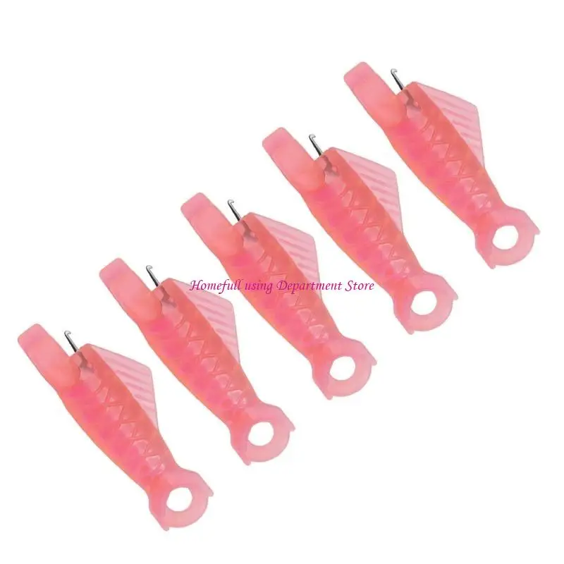 5PCS Fish Mouth Sewing Threading Aids Portable Portable Enhances Sight Assistance Tool for Fabric Art Projects