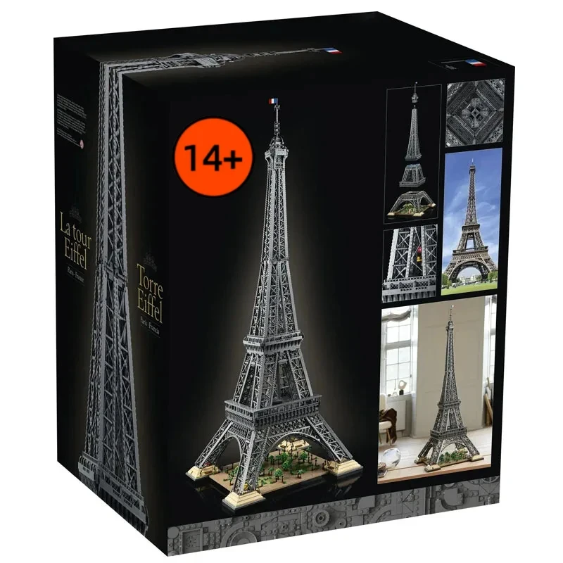 

10001 Pcs Large Eiffel Tower Building Blocks Bricks Kids Birthday Christmas Gifts Toy Compatible 10307 In Stock