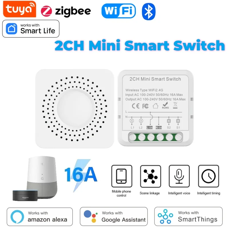 Tuya Mini Smart Switch WiFi 1- - đánh giá và giá Tuya Wifi Socket