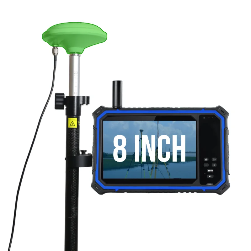 For G80N MTK 128GB Industrial GPS GNSS RTK Base Rover Terminal Handheld Computer 8-Inch Android Rugged Tablet PC