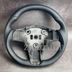 Leather Steering Wheel Suitable For Tesla Model 3 Y S 2016 2017 2018 2019 2020 2021 2022