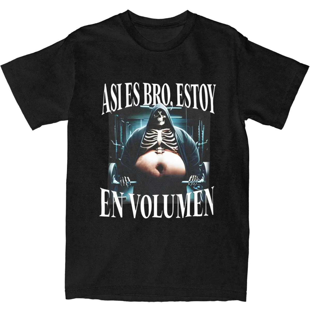 ASI ES BRO ESTOY EN VOLUMEN T-Shirt Harajuku T Shirts Short Sleeve Vintage Tops Beach Cotton Round Neck 4XL 5XL 6XL Top Tees