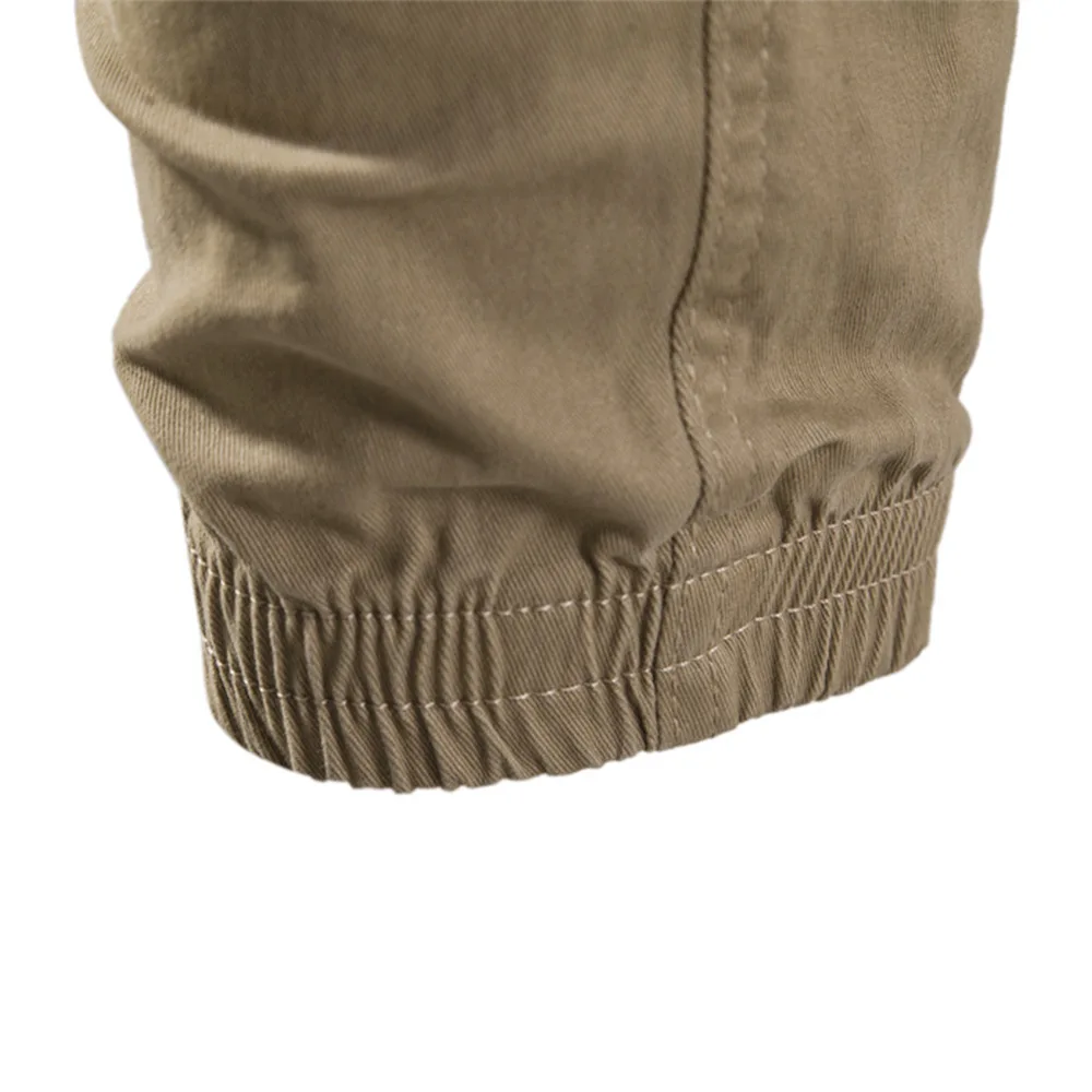 2023 Spring and Autumn New Men's Pants Casual Overalls Breathable Men's Youth Solid Color All-match Pants брюки карго карго