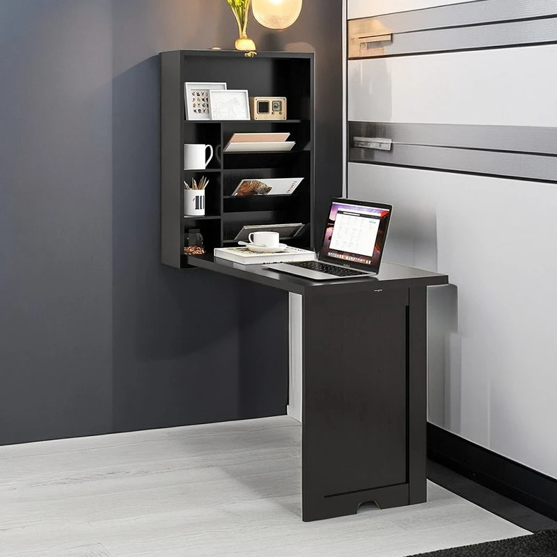 Multifunctional  Folding Computer Desk Room Bedroom Desk Locker