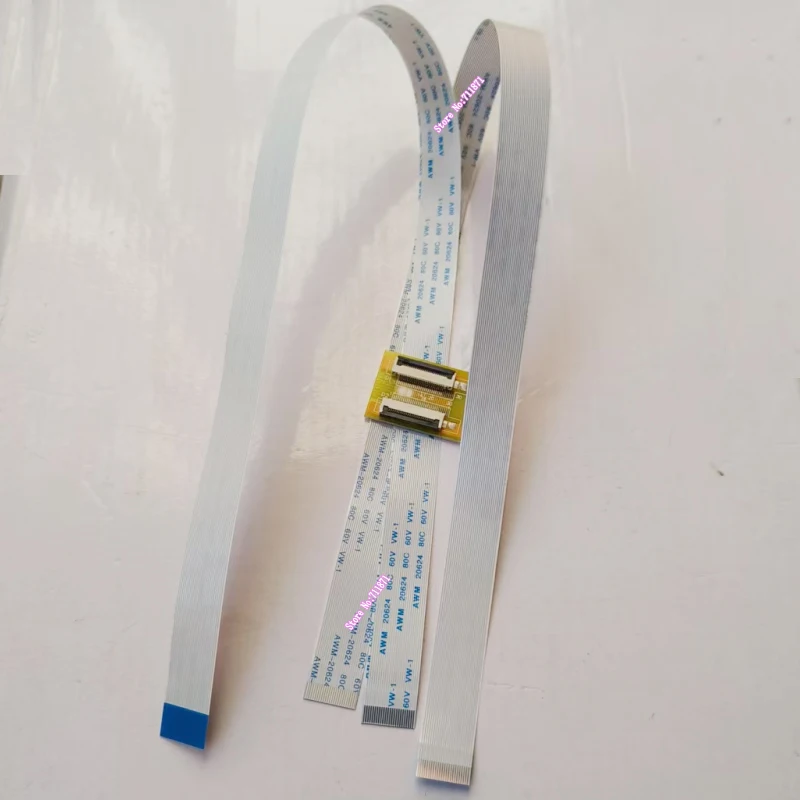 24P 24Pin FFC Flexible Flat Cable Cord 24 Pin Soft Ribbon flexible Line FFC Extension Cord Adapter 24Pin Extend Connector Socket
