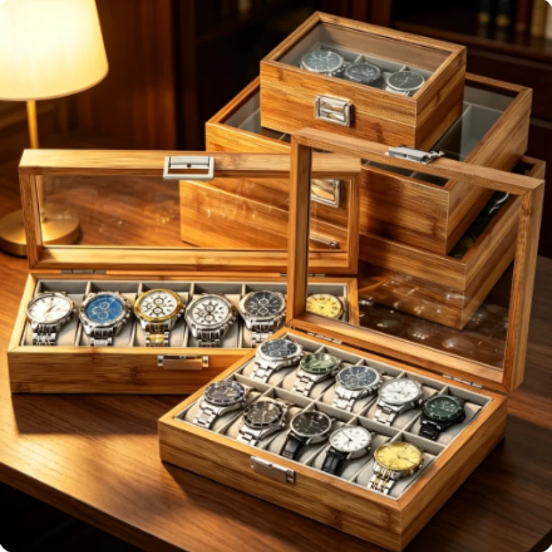 3-6-10-12-grid-bamboo-watch-storage-box-wristwatch-display-organizer-case-for-men-women-watch-collection