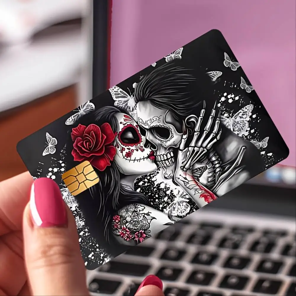 Gothic King And Queen Credit Card Skin Sticker PVC Decal For Bank Debit Transit Room Key Cards