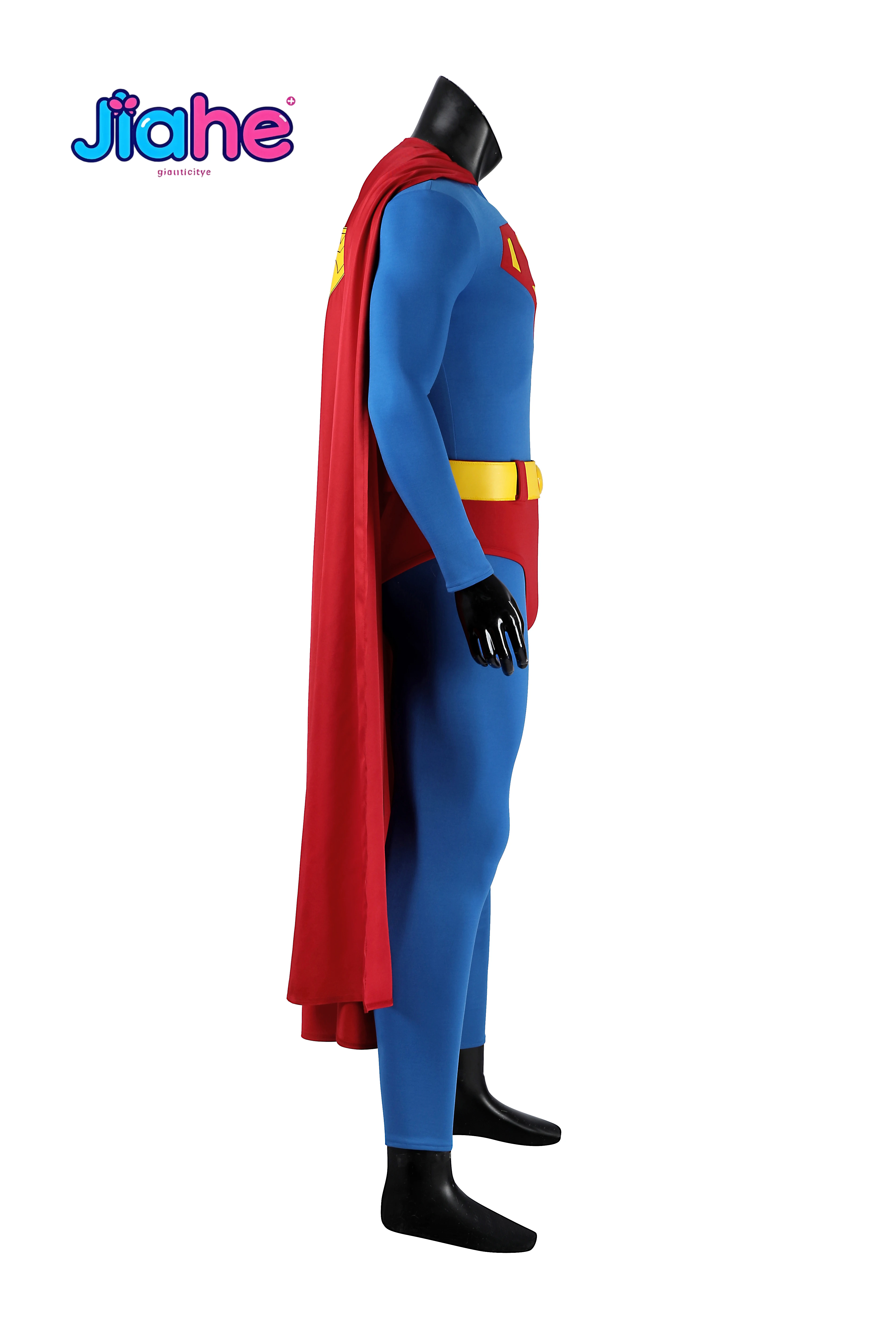 

Высококачественный костюм для косплея Супергероя Кларка Кента, мужской взрослый синий комбинезон-зентай для карнавала и Хэллоуина