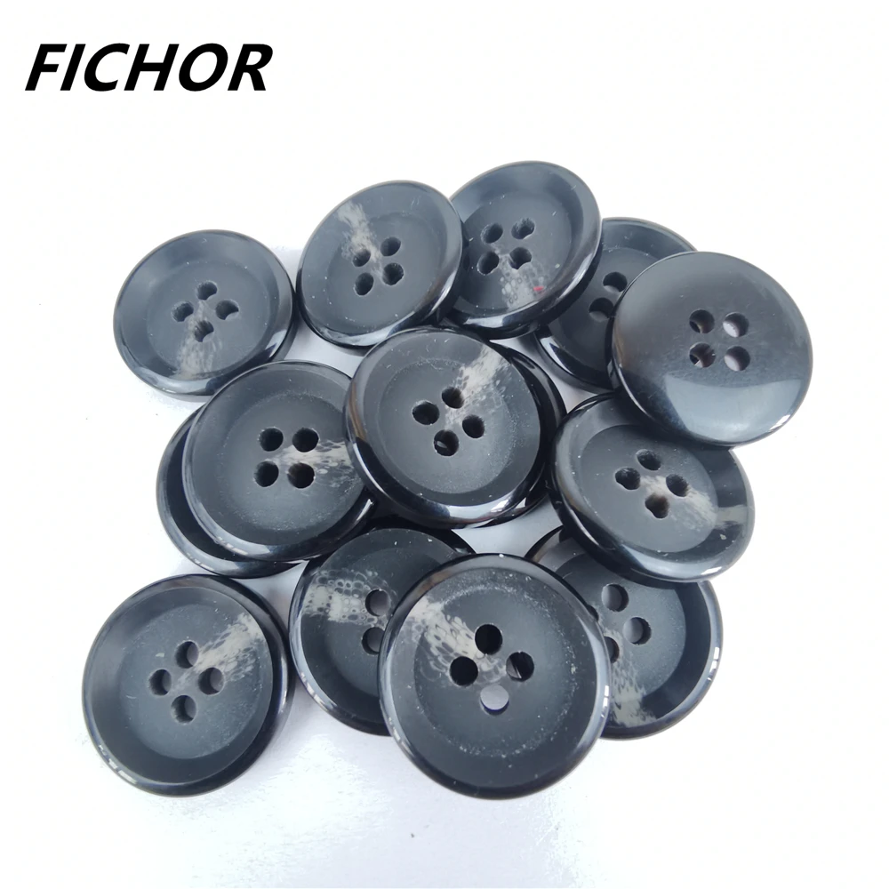 20pcs 20mm 4 Hole Sewing accessories Size Buttons Complete for clothing Decorative Plastic Buttons Handmade DIY