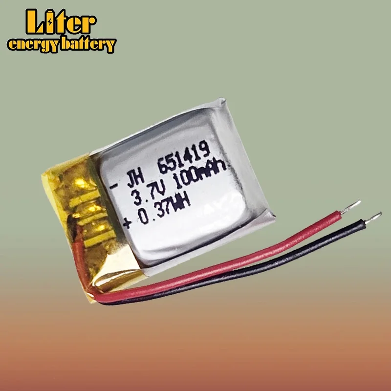 15C 3.7V 100mAh 651419 220mah 802025 LiPo Battery Liter Energy  for Mini RC Quadcopter Racing Drone