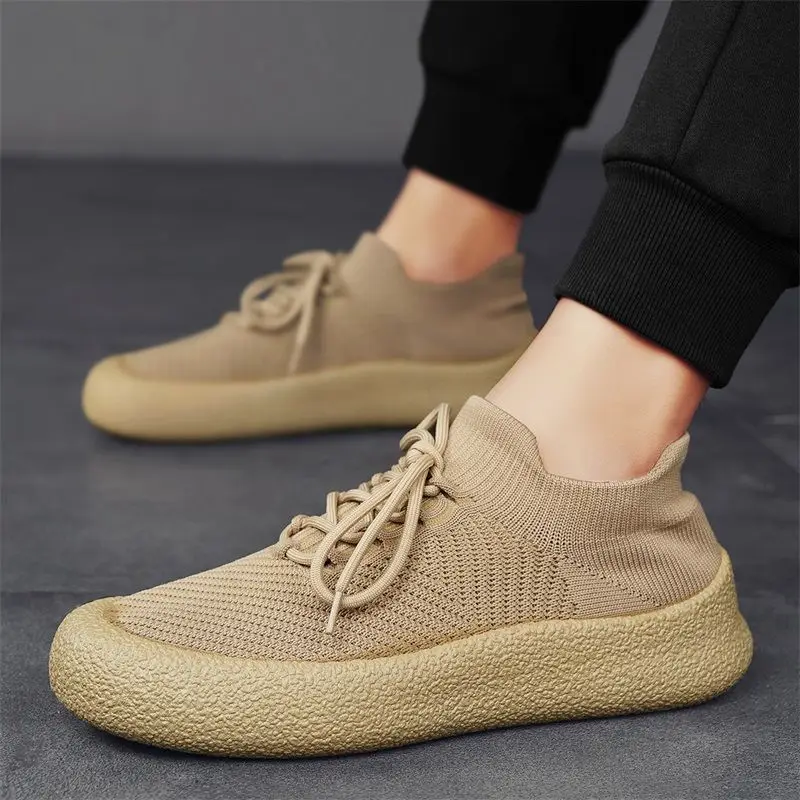 

Мужские повседневные кроссовки с дышащим сетчатым верхом, мужская спортивная обувь на толстой платформе, уличная летняя распродажа, акция по распродаже