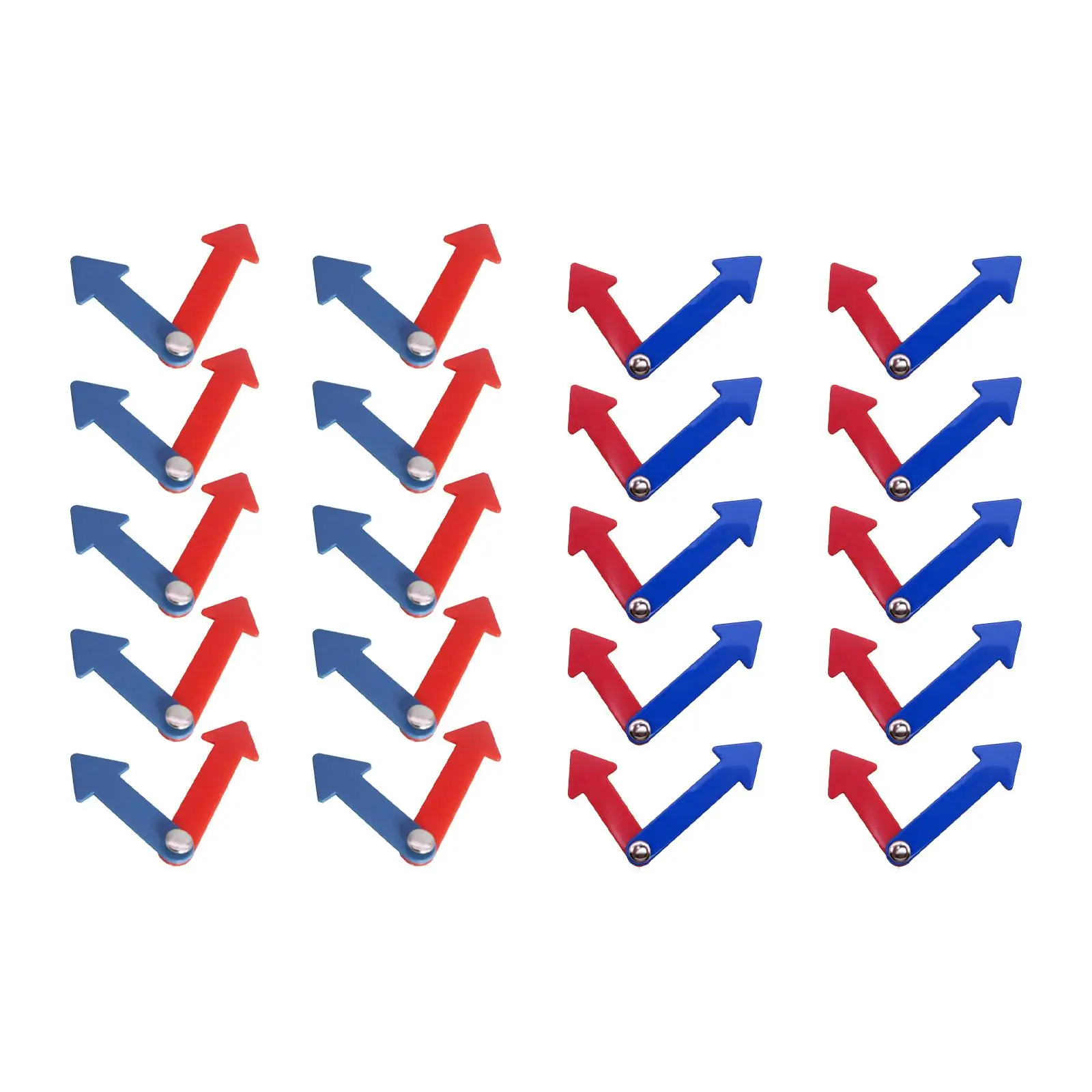 10x مجموعة أيدي الساعة، أدوات القراءة، يد الساعة التعليمية، الدعائم للاستخدام في الفصول الدراسية والمدرسة المنزلية #2