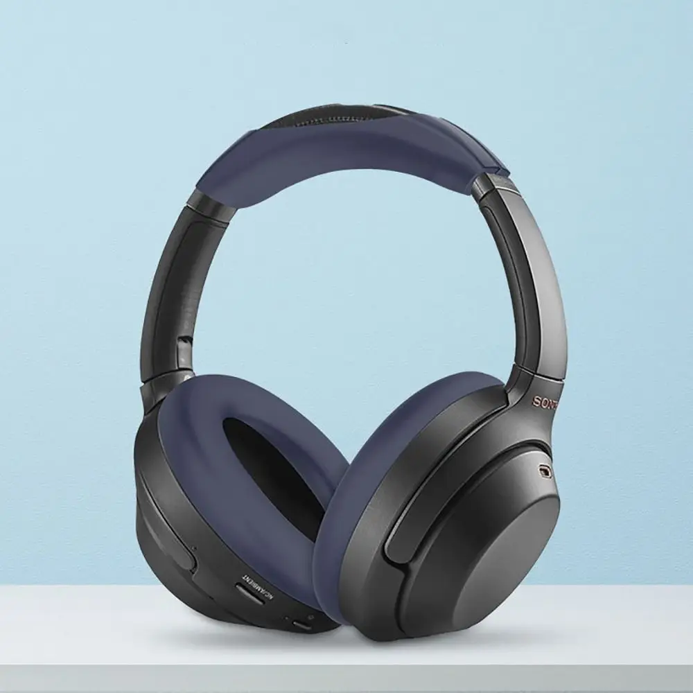 For Sony WH-1000XM4 Headphone Earpads Cover Anti-dust Shockproof Head beam Protective Case Soft Silicone Headset Accessories
