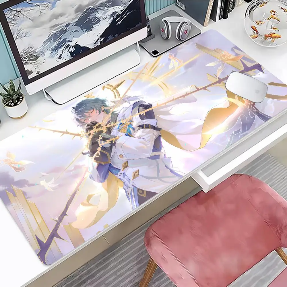 

New HD Printing Phainon Mouse Pad Laptop Gaming Anime Extended Desk Mat Computer Mousepad Game Honkai Star Rail Keyboard Pad