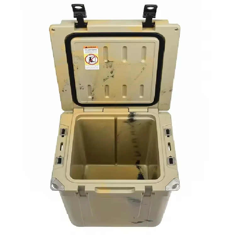 33QT صندوق تبريد الصدر قابل لإعادة الاستخدام كبير من البلاستيك Rotomolded الأسماك الجليد الغذاء صندوق معزول مخصص مع مقبض كاياك صندوق معزول #6