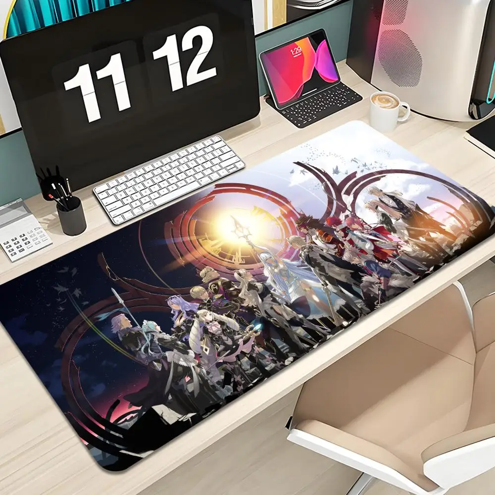 

Fire Emblem Fates Anime Mouse Pad Keyboard Mousepad large 1200X600 mm Desk Mat PC Gamer Office Carpet Home Table pad