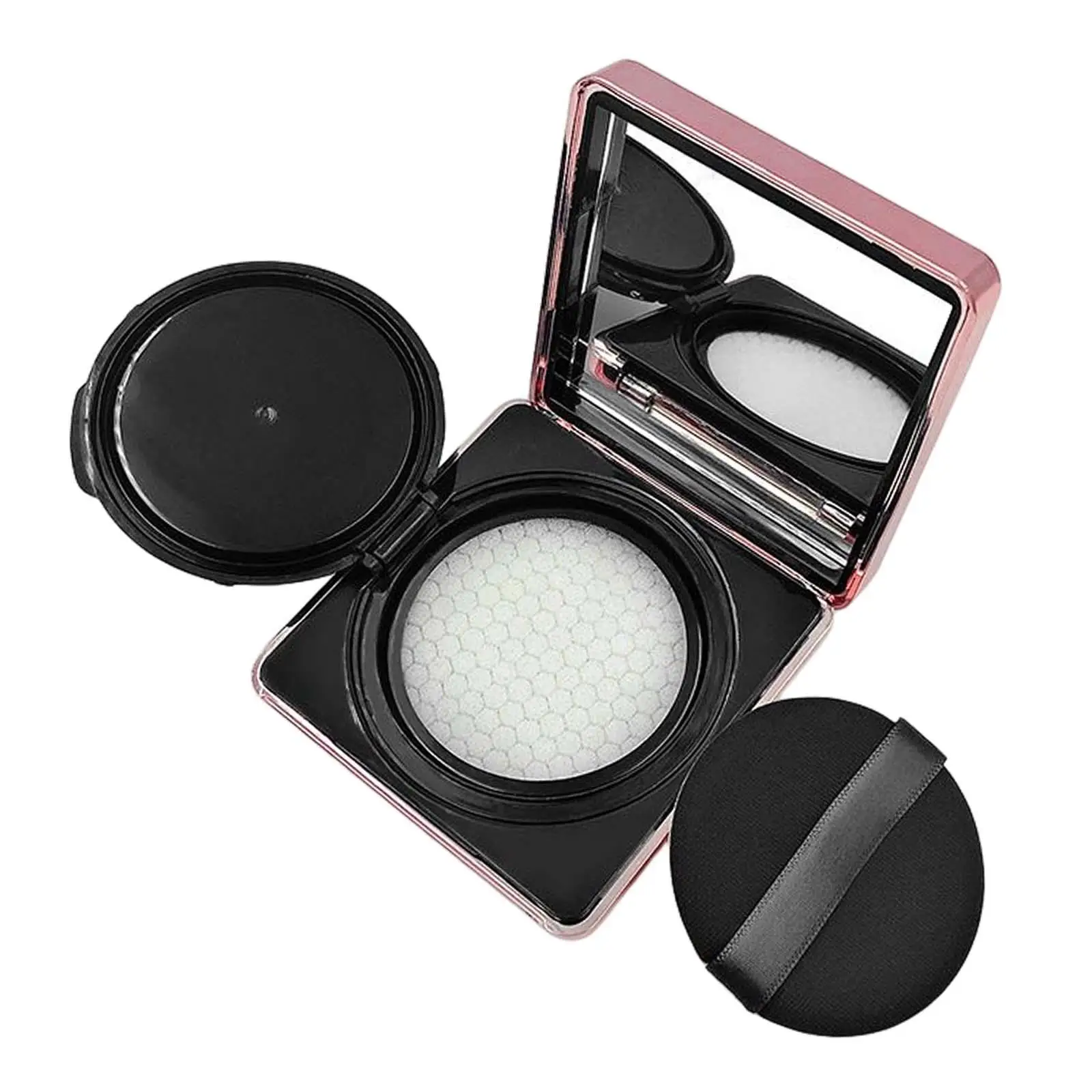 Empty Air Cushion Puff Box Compact Lightweight Magnetic Closure Cosmetic Powder Container DIY Portable Foundation BB Cream Case