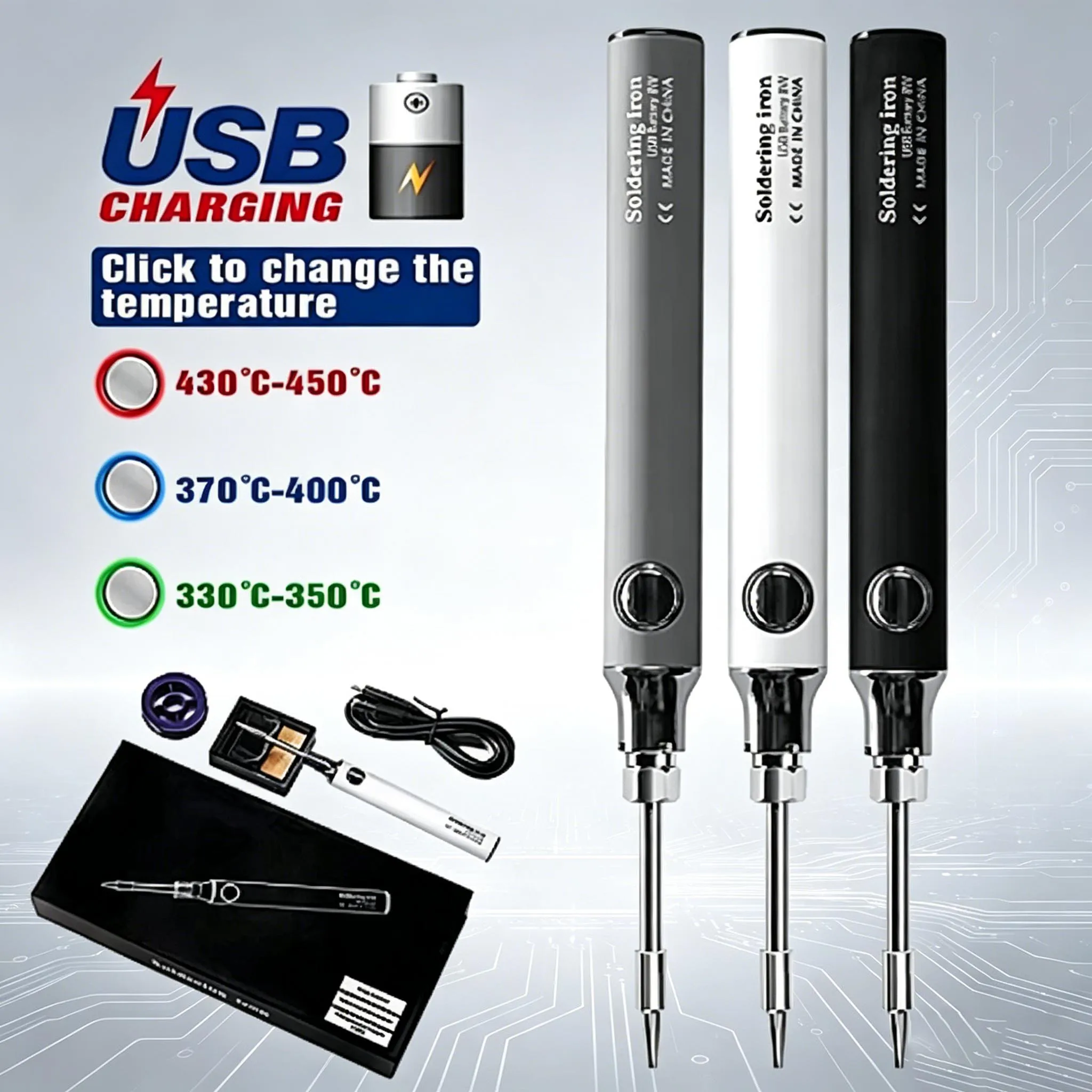 

Портативный паяльник-карандаш 5В USB для зарядки, для плавления воска, для ювелирных изделий, кожи и восковых мелков