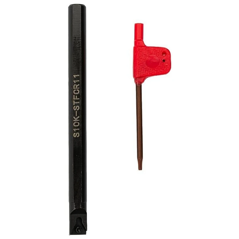 Barra chata do torno AT19-S10K STFCR11 com 10PCS TCMT 110204   Inserções