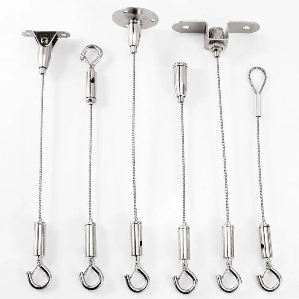New Stainless Steel Wire Rope Adjustable With Locking Retractable Fastening Hanging Rope