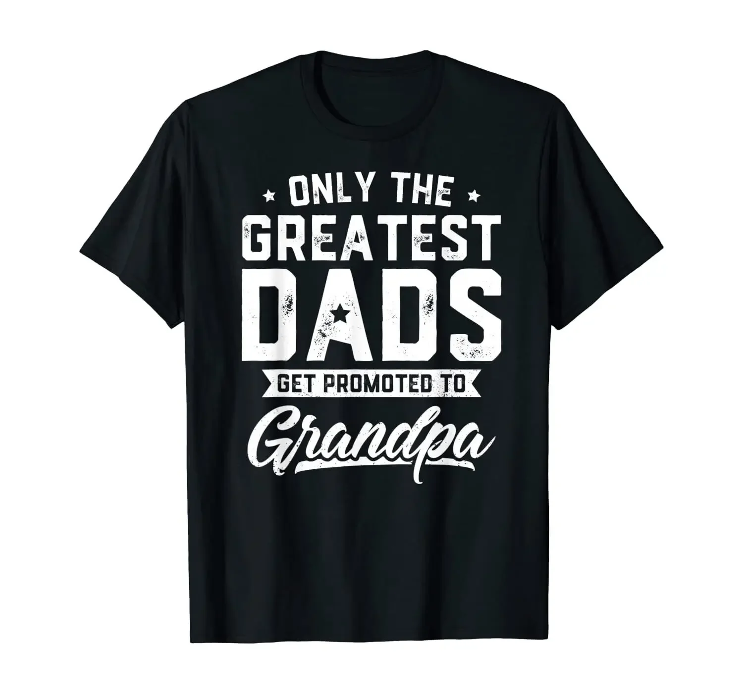 USA Mens Greatest Dads Get Promoted To Grandpa Father's Day T-Shirt