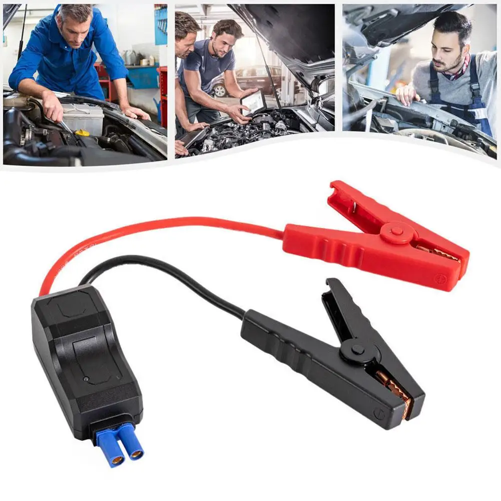 1Pcs Car 12V 500A Intelligent Booster Cable Smart EC5 Auto Truck Emergency Starter Tools Alligator Clamps Connector Jump Cl S5B2