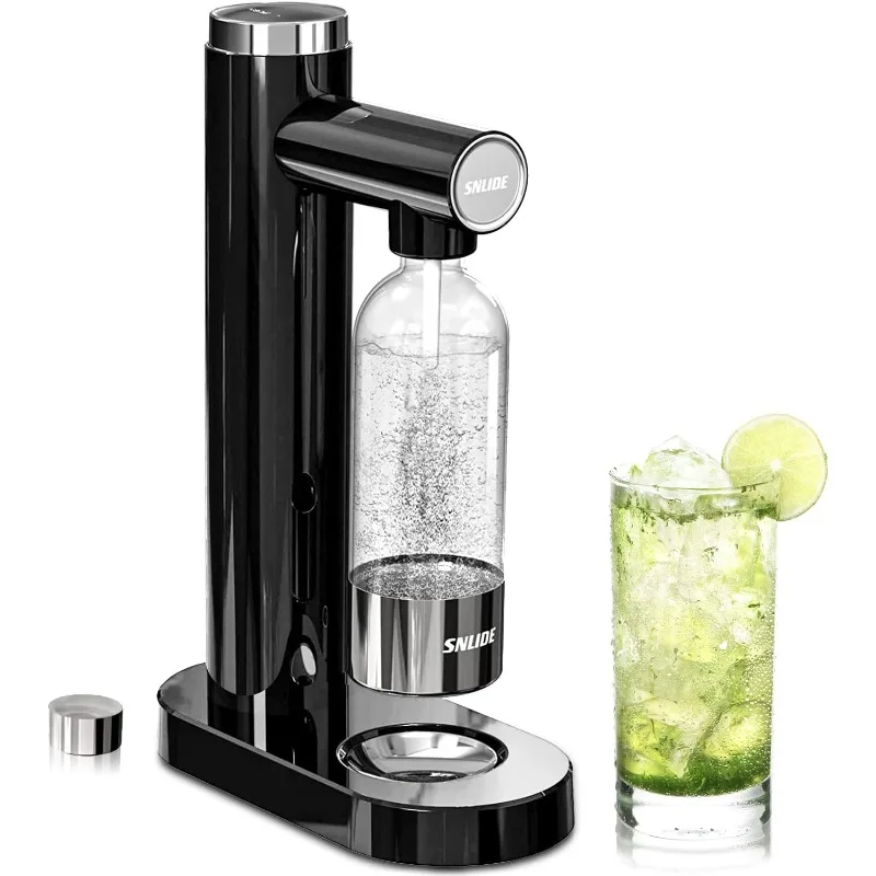 

Soda Maker, Soda Water Machine with 1L BPA Free Pet Bottle & DIY Stickers, Easy to Operate, Sparkling Water Maker for Home,