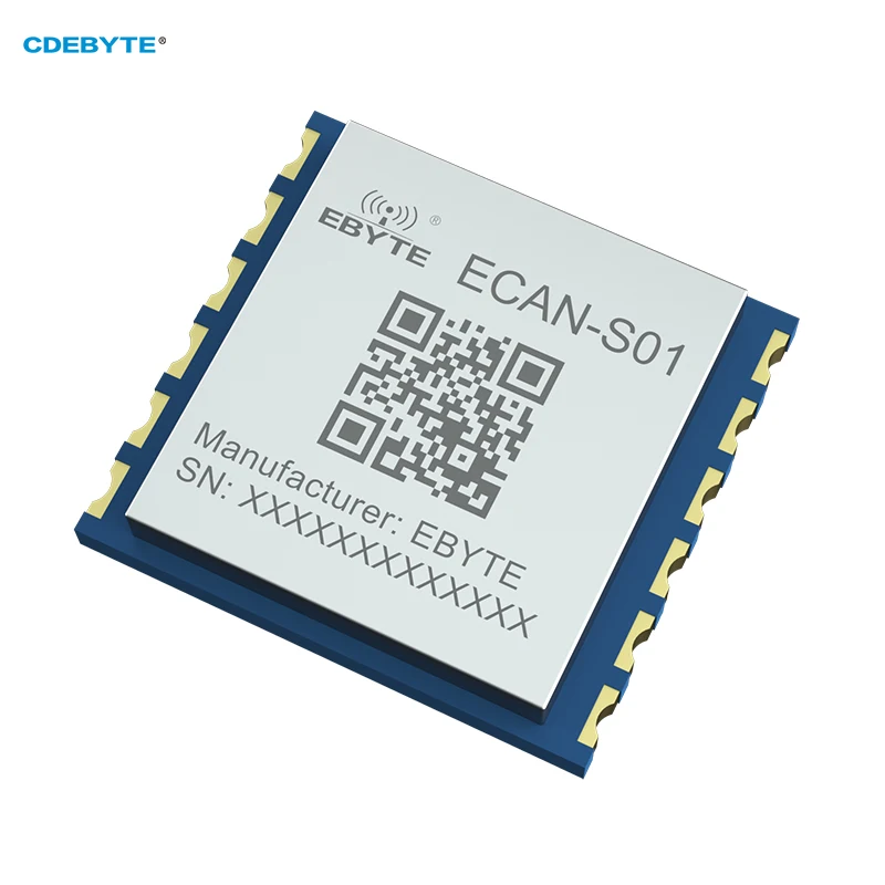 Can to Serial Protocol Converter Module Can2.0 Modbus ECAN-S01 DC2.3-5.5V Two-way Transparent Transmission Communication Module