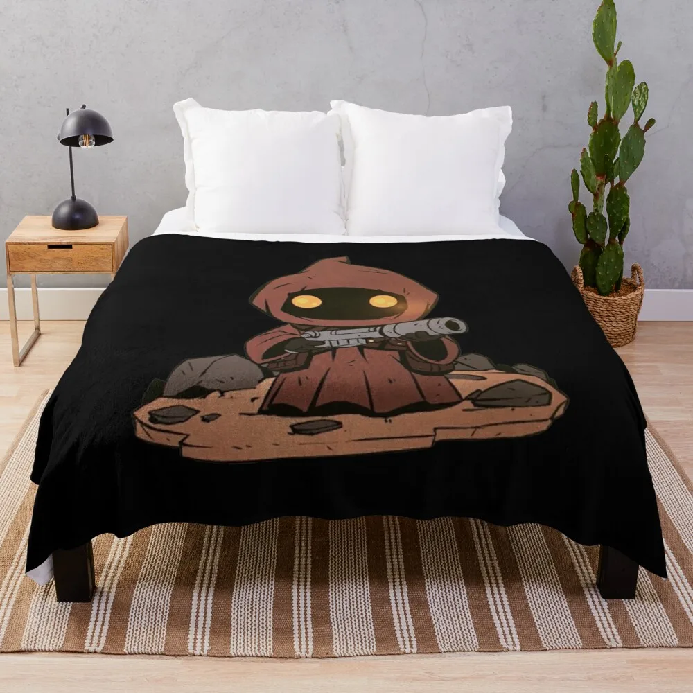 Utini! Jawa Throw Blanket Retros Warm Hairys Blankets