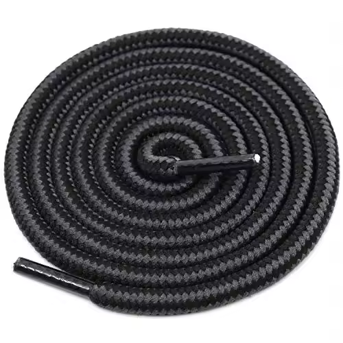1 Pair 18 Colors Striped Double Color Shoe laces Round Outdoor Sneakers Shoelaces Cotton Boots Shoelace 70CM 90CM 120CM 150CM - Image 22