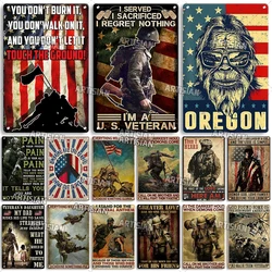 Artisian Army Metal Plate Soldier Tin Poster Patriotism War Decorative Plaque Wall Decor Garage Bar Pub Club Hotel Kitchen Home