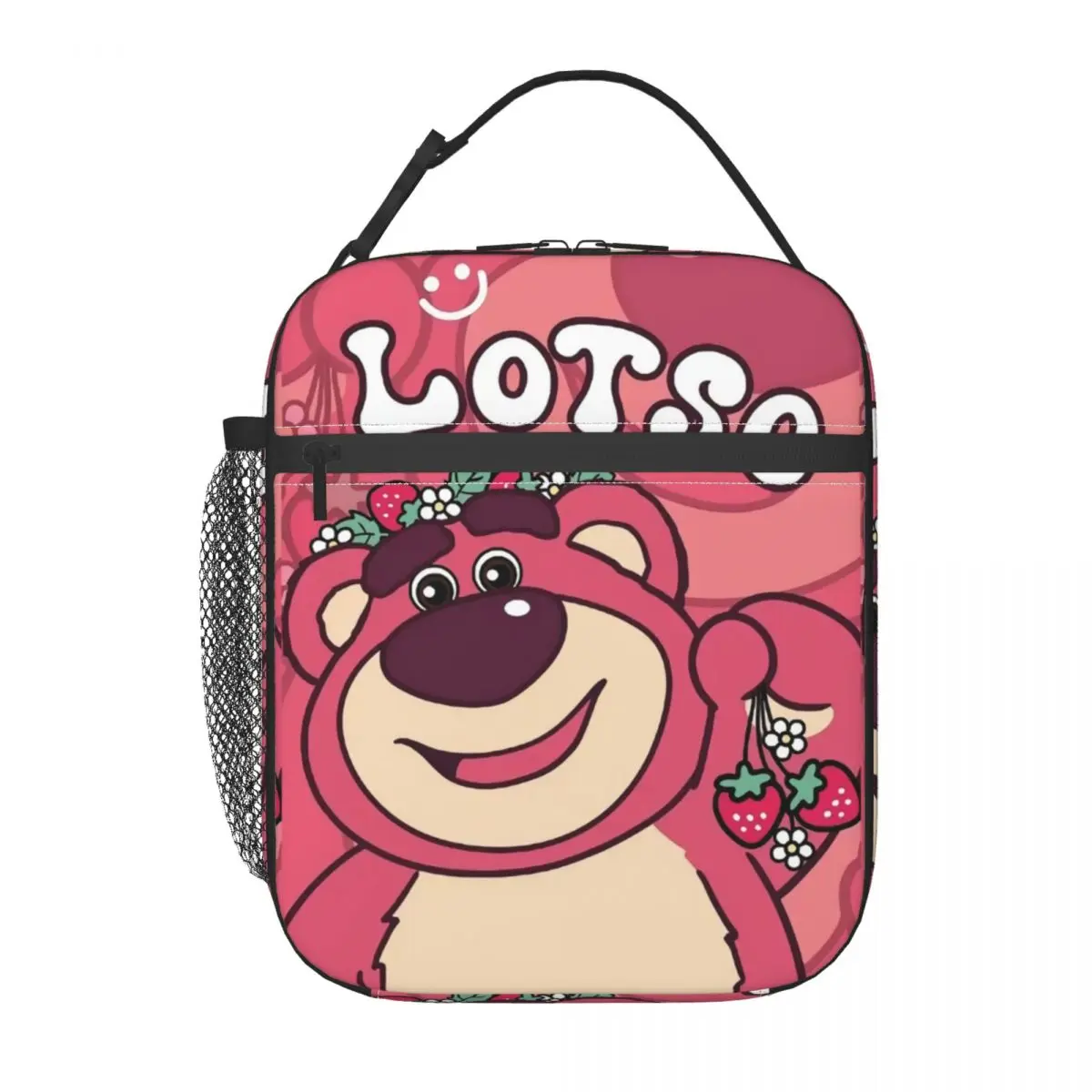 Custom Lotso Huggin Bear Lunch Bag Women Warm Cooler Insulated Lunch Boxes for Kids School Children