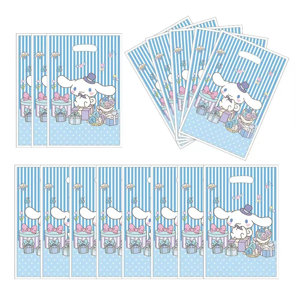 

20Pcs Sanrio Cinnamoroll Themed Birthday Party Supplies Gift Bag Christmas Hallowen Decoration Aluminum Film Gift Bag Tote Bag