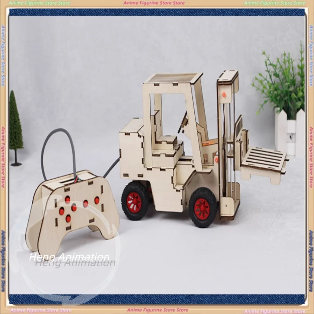 

Маленькое производство, материал «сделай сам», дистанционное управление, вилочный погрузчик для мальчиков, высокая сложность, первый приз, творческая наука, небольшой подарок ручной работы