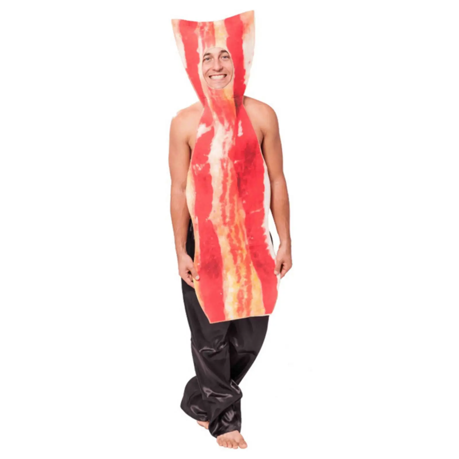 Bacon Adult Halloween Easter Costume Cosplay Outfit Fancy Dress