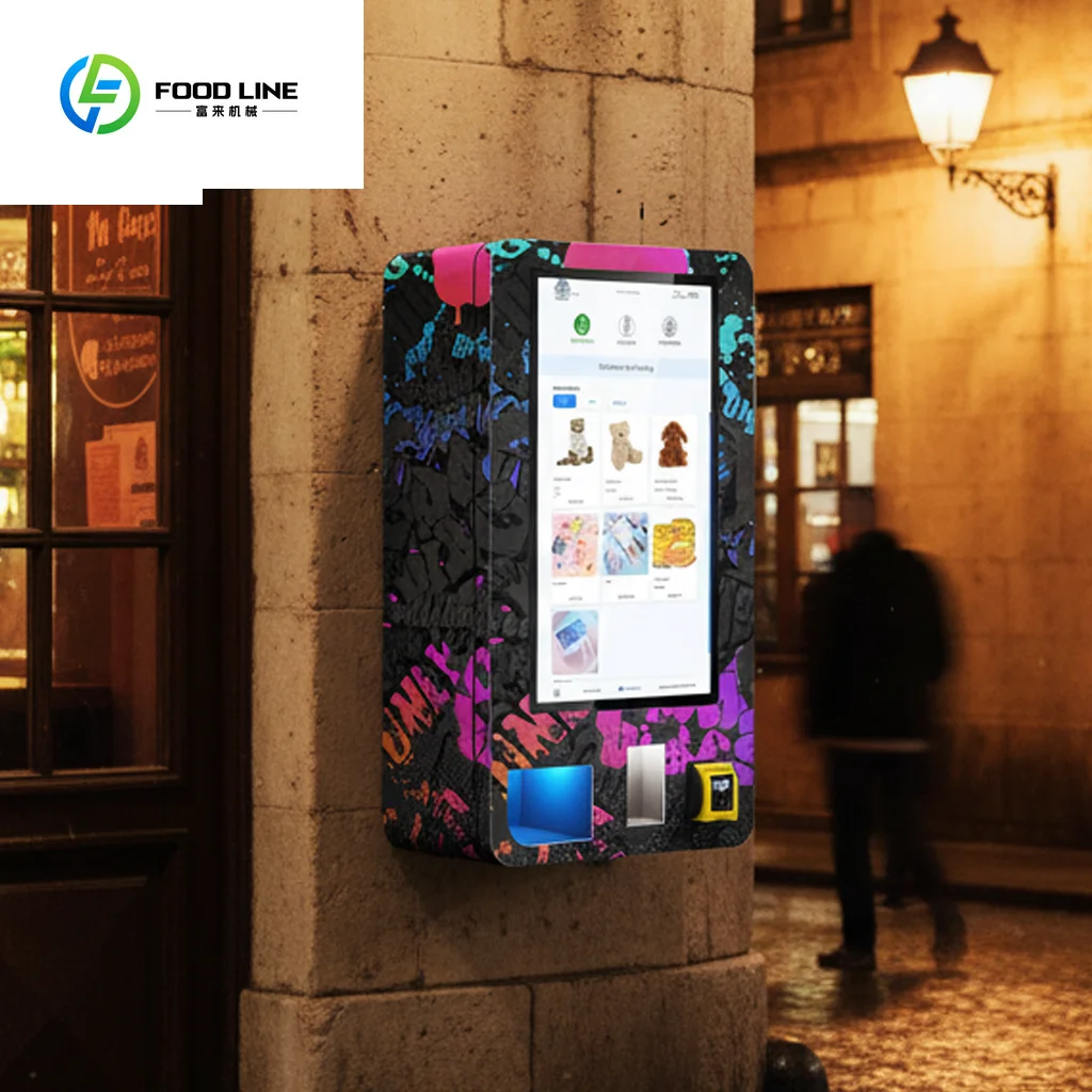 Cigarettes Wall Mounted Vending Machines for Tobacco with Age Verification Vending Machine with ID Card Reader for Nicotines